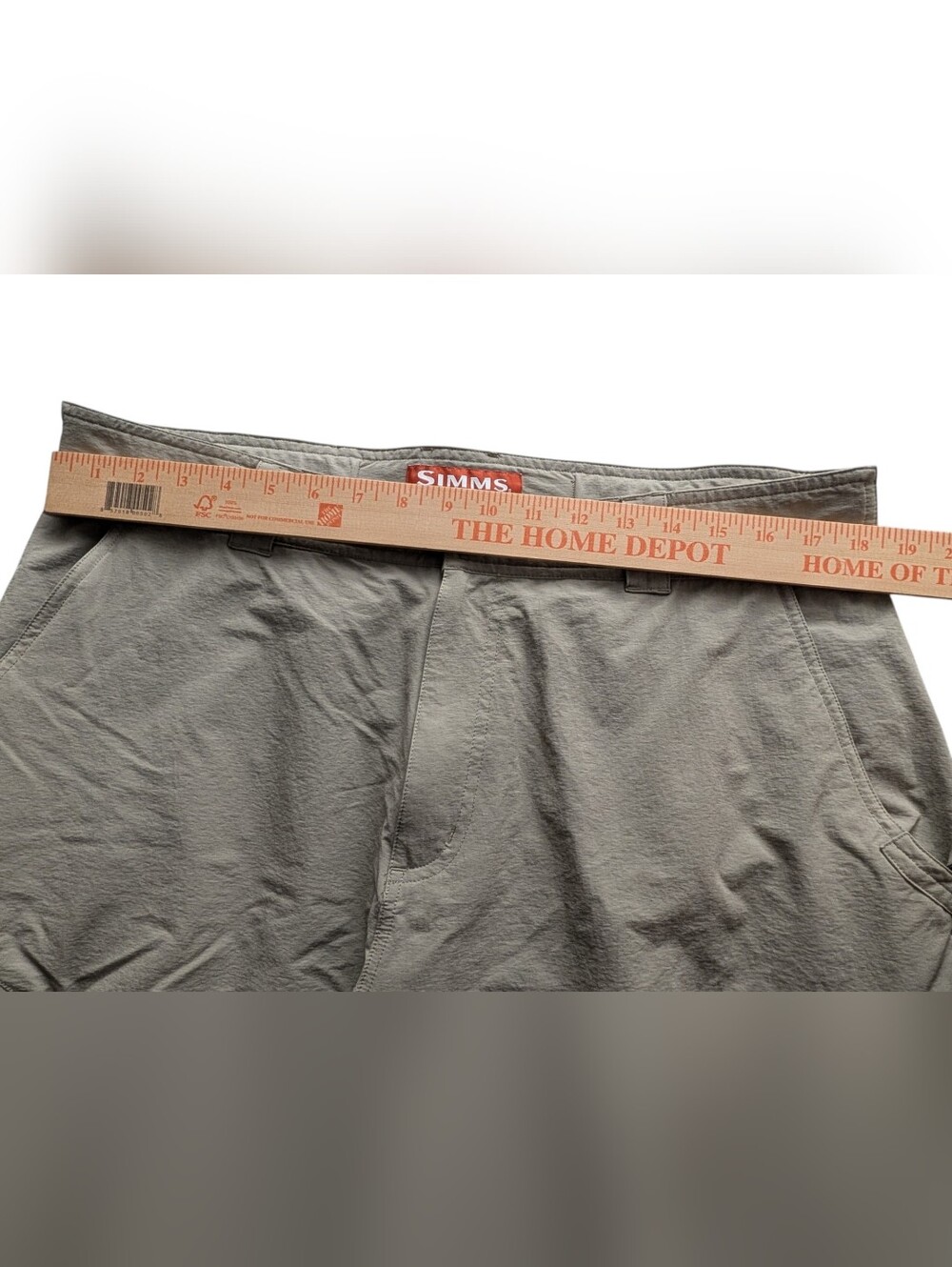 Simms Superlight Pants Stretch Performance Fishing Wading Trekking Trail XL Tan - Picture 12 of 13